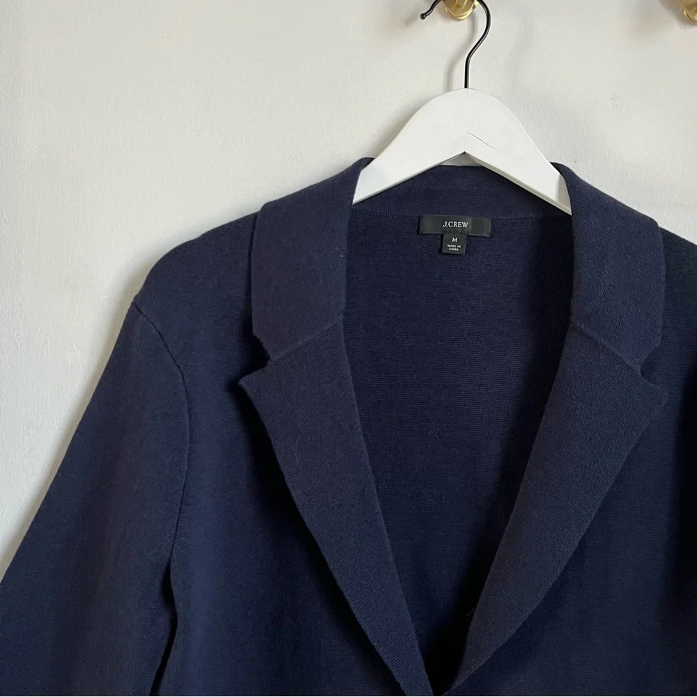 J Crew Camille Shrunken Sweater-Blazer